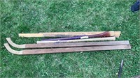 Wood handles & yardsticks