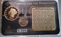 4 - Presidential coin set.  5 - Colorized coin