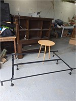 Twin size frame and headboard small table