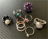 COSTUME JEWELRY, RINGS