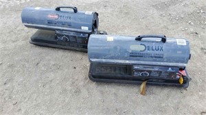 (2)  Dyno Glo Delux  80,000 BTU Diesel Heaters*