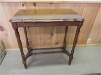 Fine Little Stretcher Type Hall Table