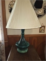 Ceramic green lamp