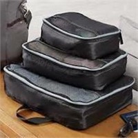 Air Canada Packing Cubes Black 3 Pieces
