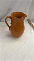 Stoneware pottery buttermilk pitcher Joe Williams