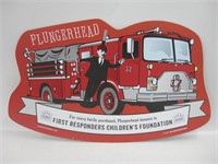 27" Wide 2-Sided Paper Plungerhead Wines Sign