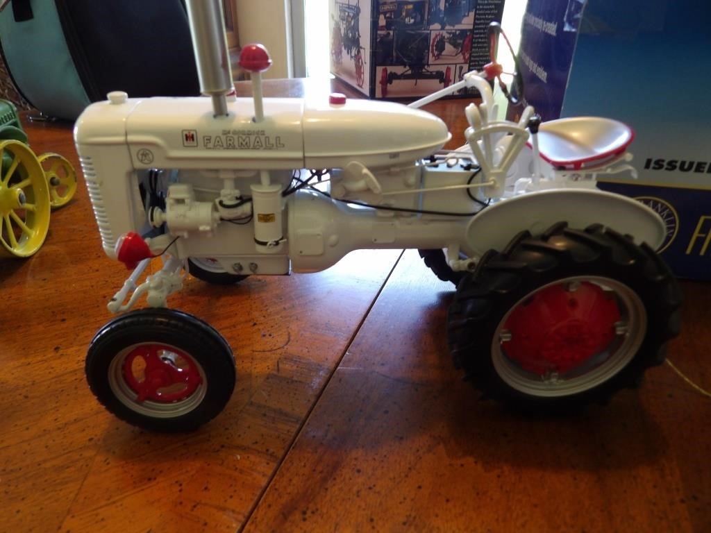 Farmall Super A die cast toy tractor