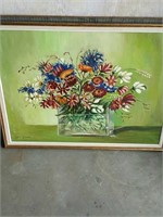 Bundle of paintings Floral /buildings