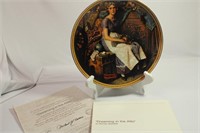 Norman Rockwell Plate: "Dreaming in the Attic"