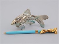 Christofle Fish.Tiffany & Co. Pen