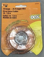 18 Gauge 25’ Copper Wire