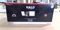 Halo Twin Head Solar Floodlight