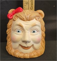 1998 Wizard of Oz Cowardly Lion Ceramic Bank