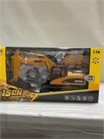 Remote control excavator toy