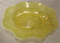 Vaseline Glass Dish