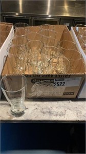 1 LOT (17) BEER GLASSES