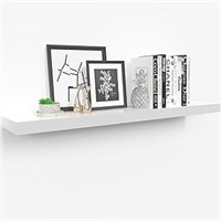 Ballucci Floating Shelf, 36" Wood Wall Shelf With