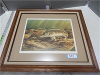 Framed and matted Wild Wings print by John Wilson;