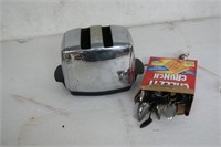 Toaster and cutlery