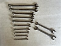 12 Craftsman Wrenches, different styles