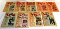 1960's song magazines.