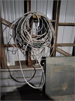 Lot of electrical wire