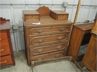 Antique Dresser w/stand & hanky drawers