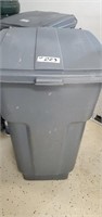 Large outdoor garbage can