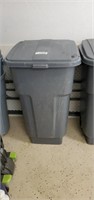 Large outdoor garbage can
