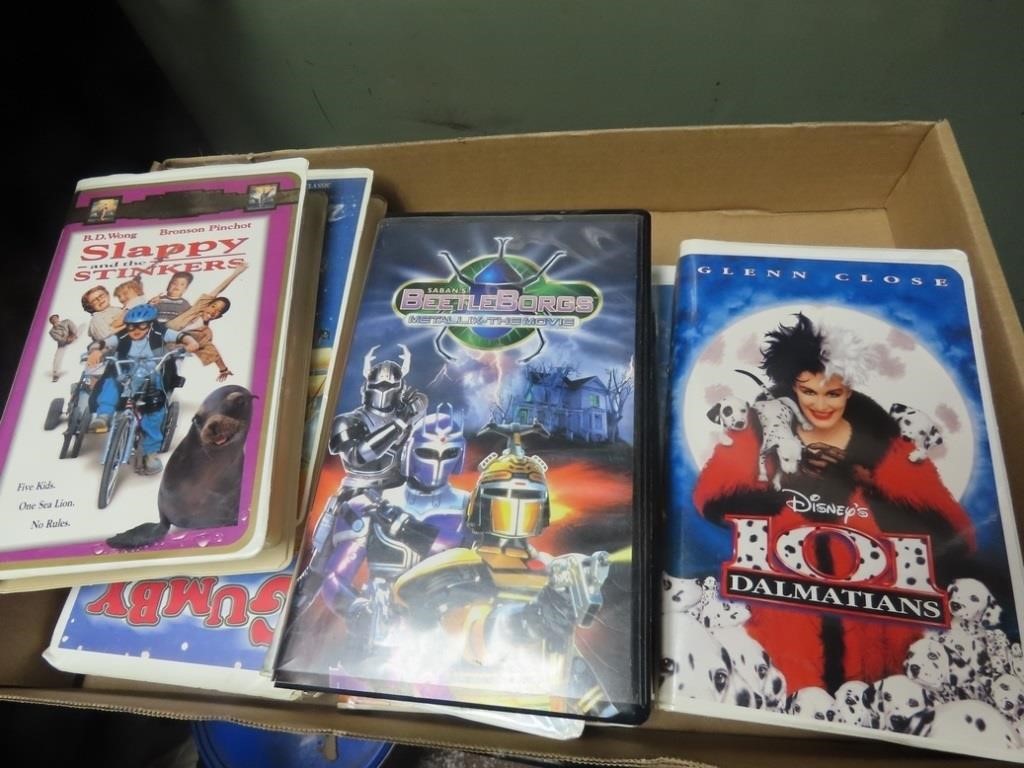 Children's VHS movies lot. Disney