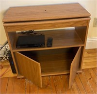 TV stand and Sony DVD player w/remote OFFSITE PU