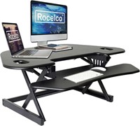 Adjustable Desk Converter. Sit or Stand Desk Riser