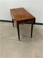 Antique Drop Leaf 1-drawer Table