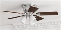 42" indoor ceiling fan w/light