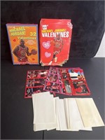 Vintage Michael Jordan Valentines Day Cards