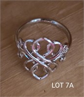 SIZE 7 STERLING SILVER CELTIC RING
