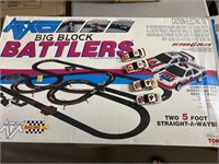 AFX big block battlers slot car set