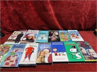 Christmas VHS movie lot.