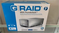 G-RAID Thunderbolt 4 TB External Drive 0G02289