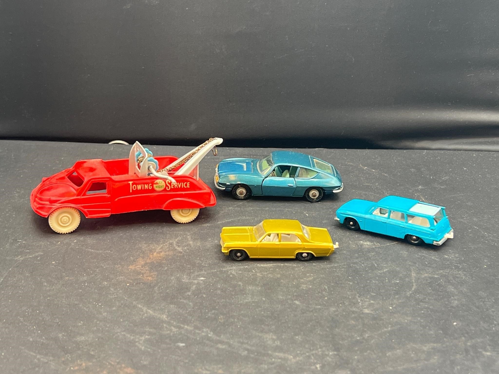 Vintage cars matchbox corgi toys