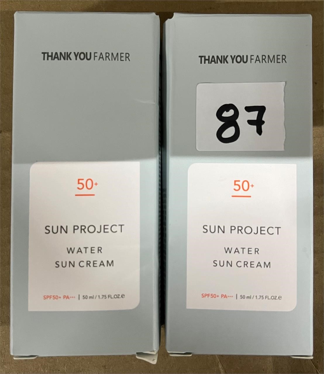 Sun Project, Water Sun Cream, 1.75floz, 2ct