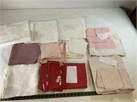 Large assortment of misc Linens