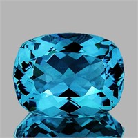 Natural Swiss Blue Topaz 27.54 Cts {Flawless-VVS}