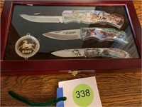NEAT KNIVES IN COLLECTOR CASE
