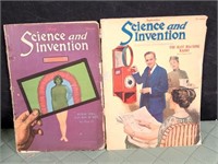 Vintage Science and Invention 1921 & 1922 (Qty 2)