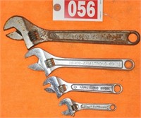USA adj. wrenches incl. Armstrong & Craftsman