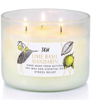 New T&H Stress Relief Aromatherapy Candles 3 Wick