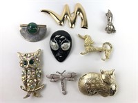 Unique Vintage Brooch Lot