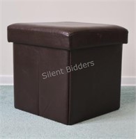 Bonded Leather Folding Storage Container