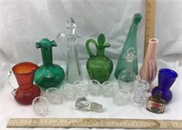 Assortment of Glass Trinkets